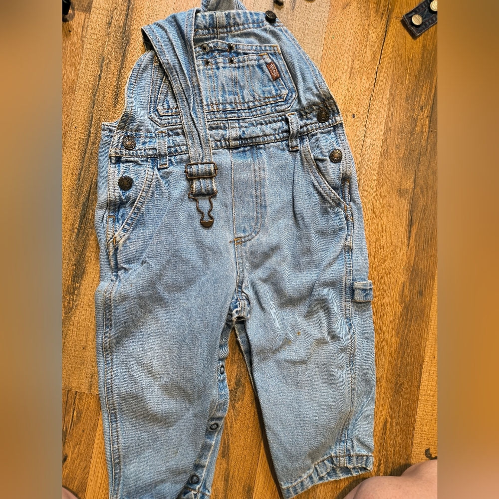 Jordache Light Blue Denim Overalls Relaxed Fit